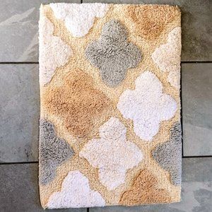 Chesapeake Alloy Moroccan Tiles 2-piece Bath Rug Set